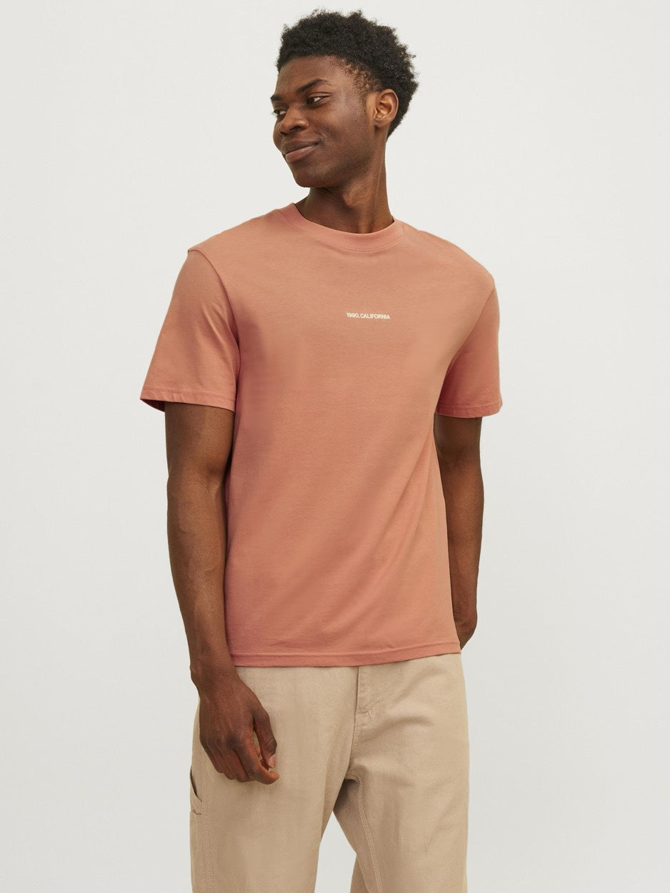 Joraruba Landscape Tee Ss Crew Neck - Oranje