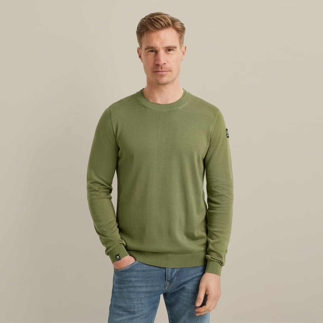 Crewneck Cotton Modal Versatile - Groen