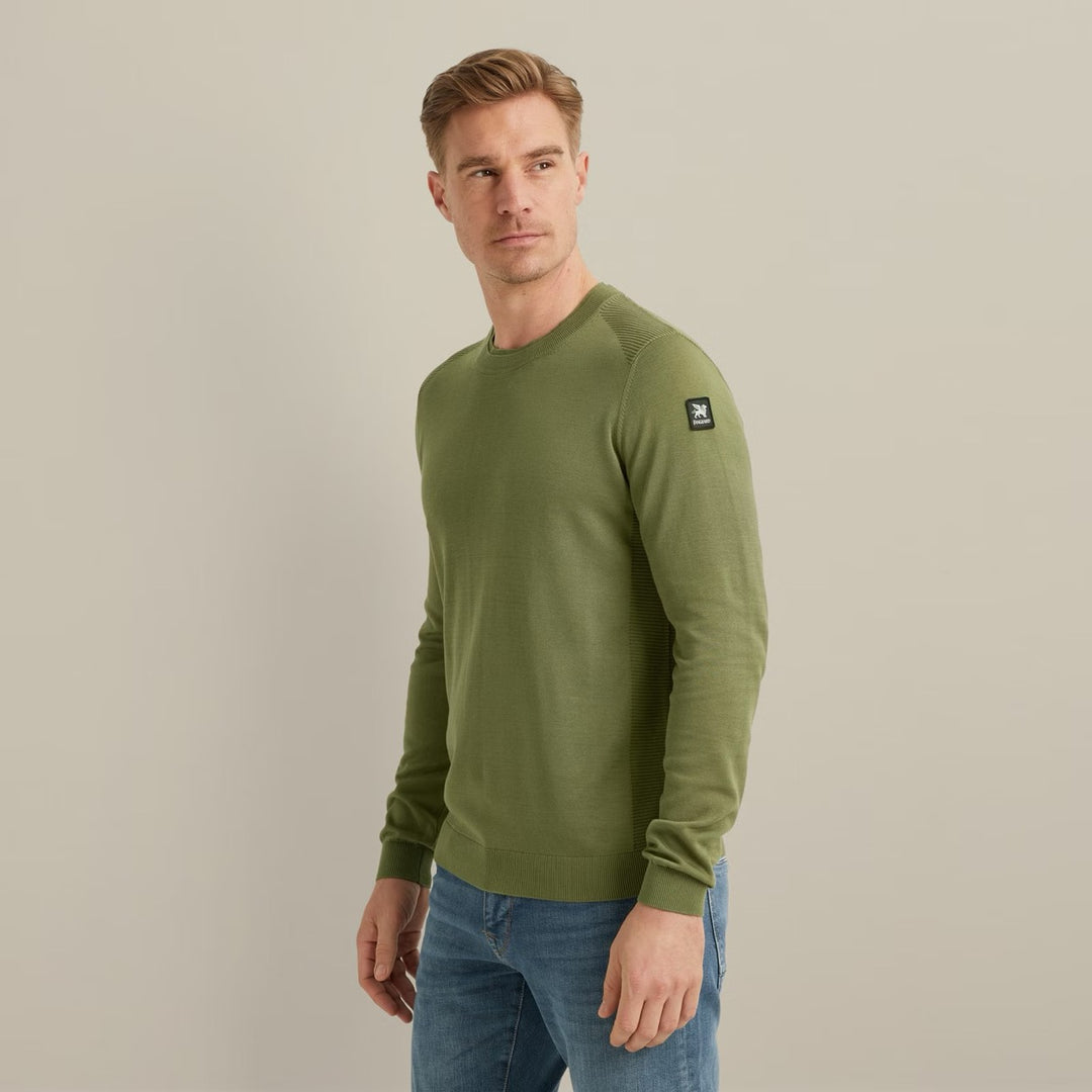 Crewneck Cotton Modal Versatile - Groen