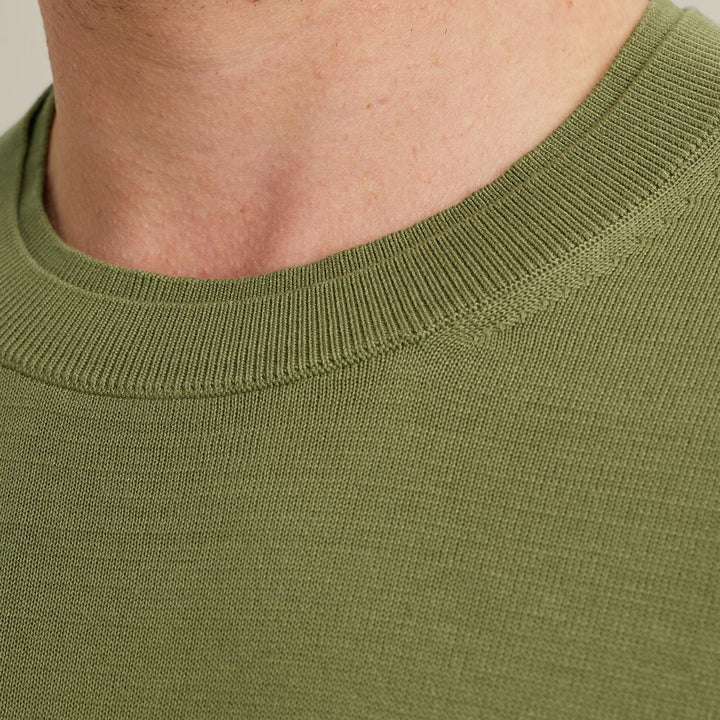 Crewneck Cotton Modal Versatile - Groen