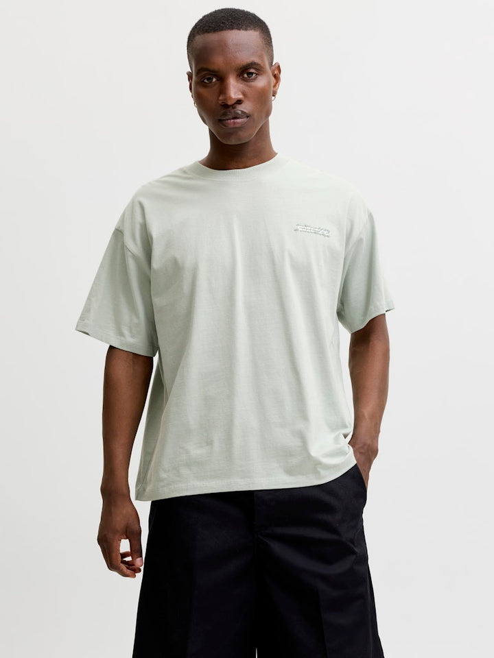 Jcoeterna Script Back Print Tee Ss Sa26 - Mint