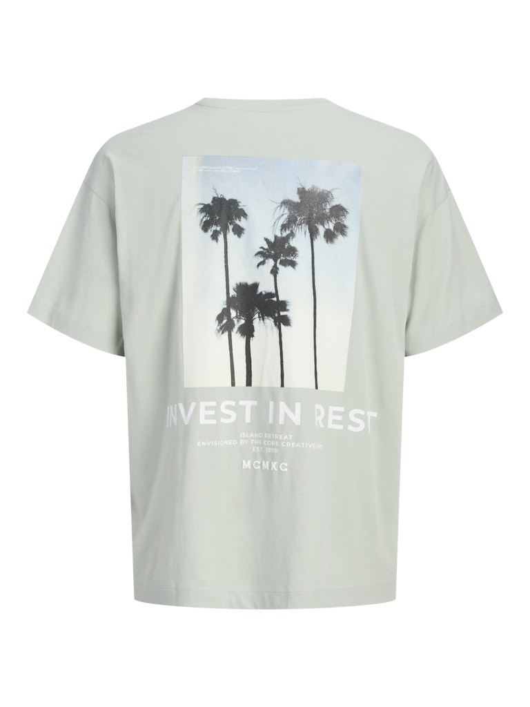 Jcoeterna Graphic Back Tee Ss Crew Neck - Mint