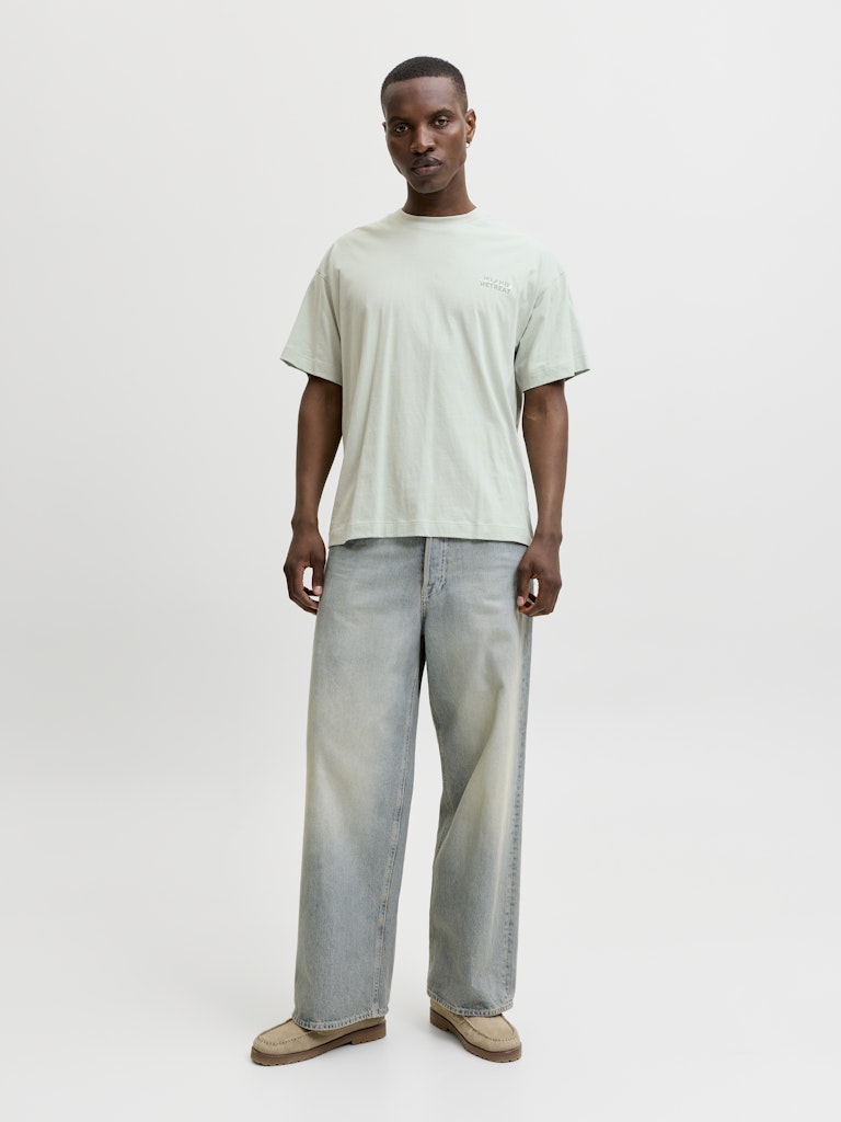 Jcoeterna Graphic Back Tee Ss Crew Neck - Mint