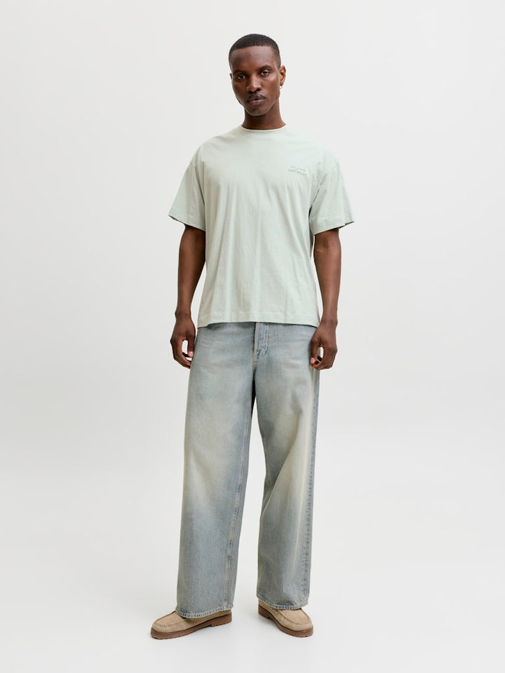 Jcoeterna Graphic Back Tee Ss Crew Neck - Mint