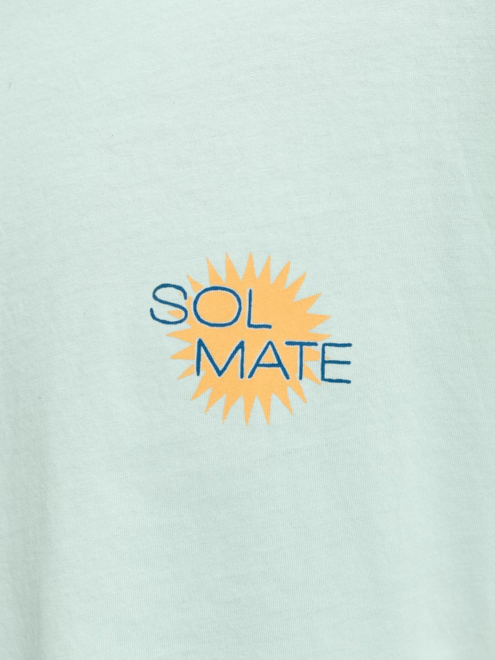 Jorsun Mate Tee Ss Crew Neck Styd Ss26 - Mint
