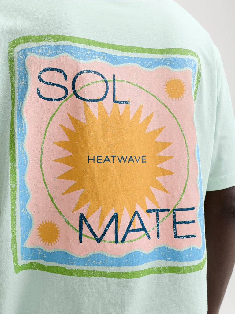 Jorsun Mate Tee Ss Crew Neck Styd Ss26 - Mint
