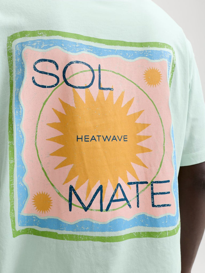 Jorsun Mate Tee Ss Crew Neck Styd Ss26 - Mint
