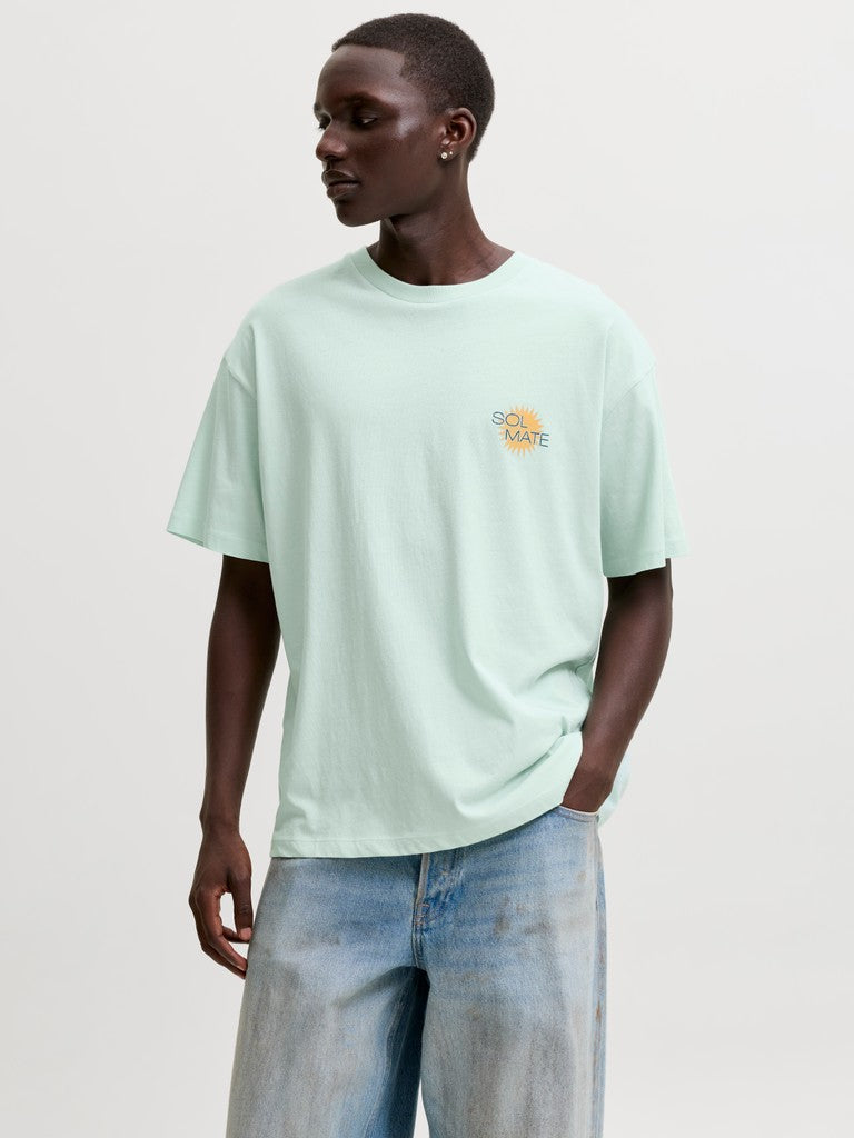Jorsun Mate Tee Ss Crew Neck Styd Ss26 - Mint