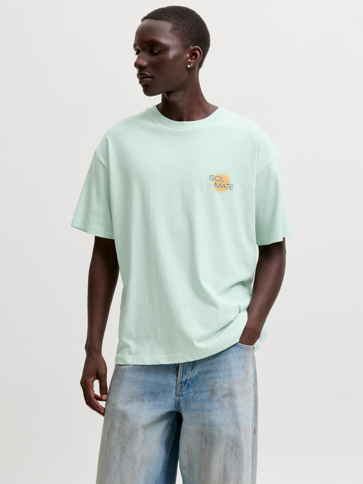 Jorsun Mate Tee Ss Crew Neck Styd Ss26 - Mint