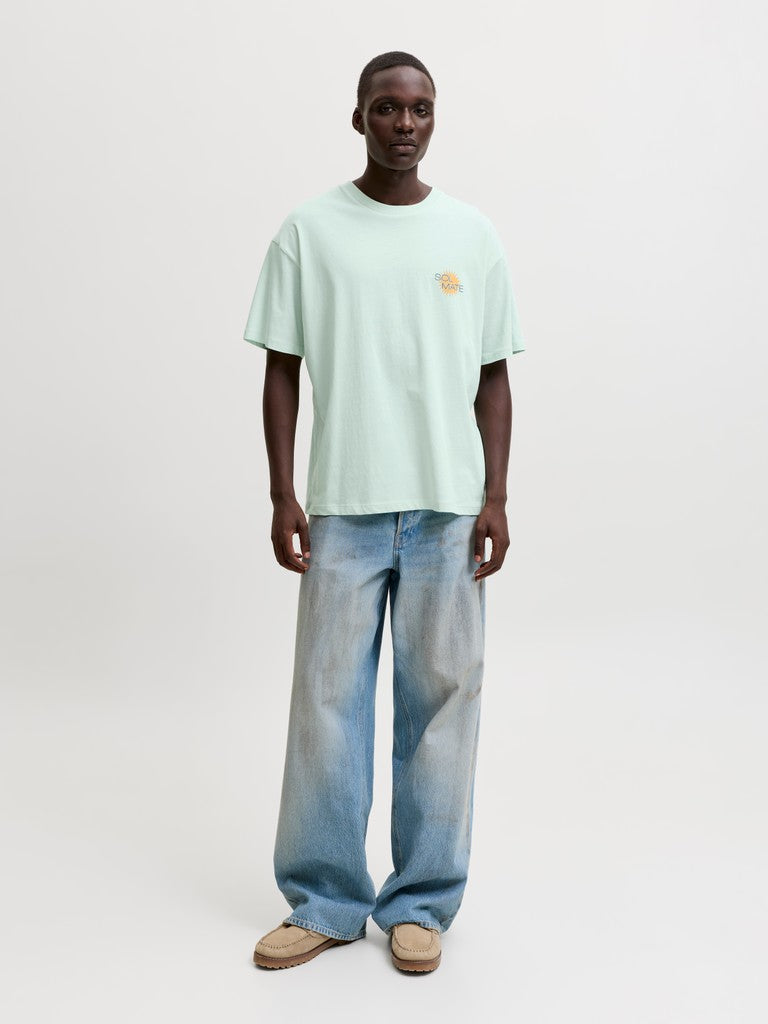 Jorsun Mate Tee Ss Crew Neck Styd Ss26 - Mint
