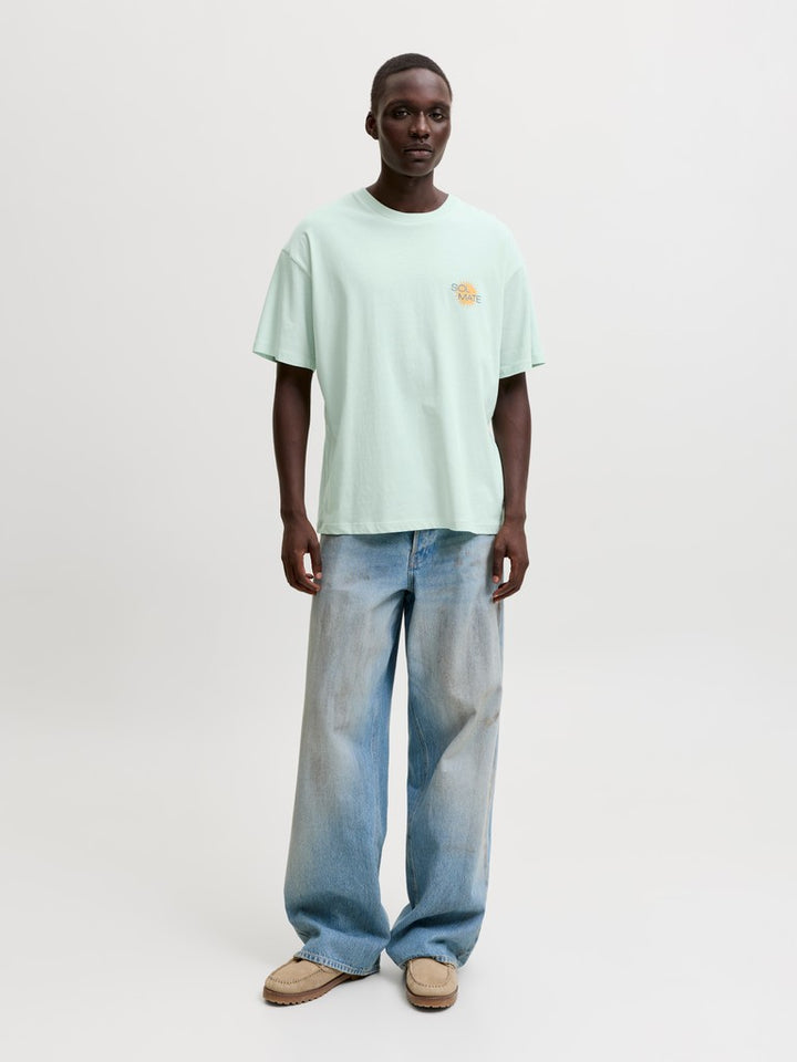 Jorsun Mate Tee Ss Crew Neck Styd Ss26 - Mint