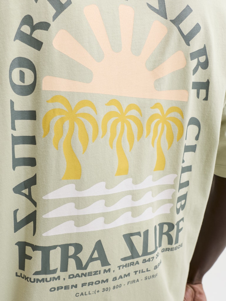Jorsurf Tee Ss Crew Neck Styd Ss26 - Mint