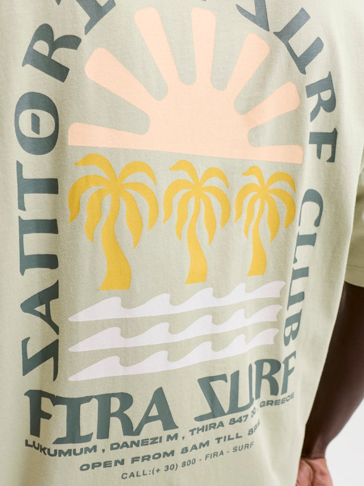Jorsurf Tee Ss Crew Neck Styd Ss26 - Mint