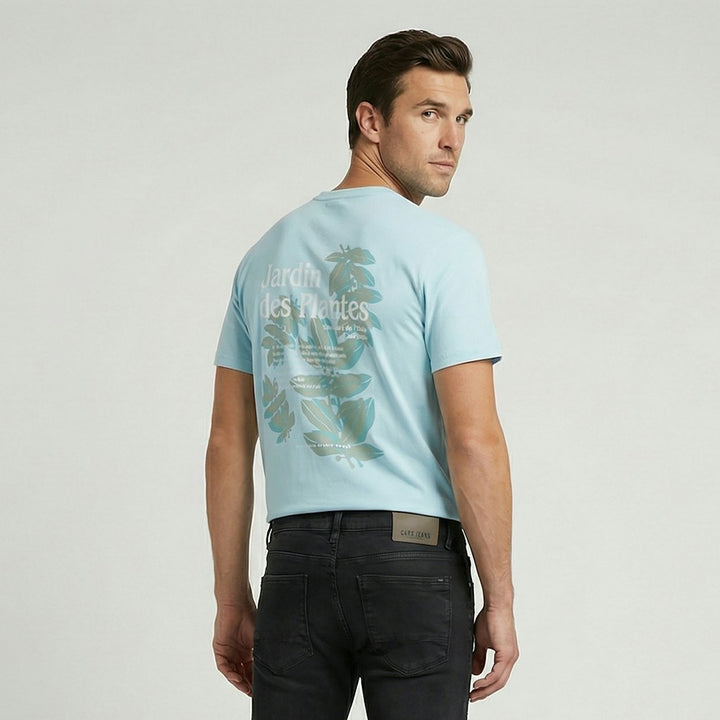 Pluyo Ts Backprint Navy - Mint