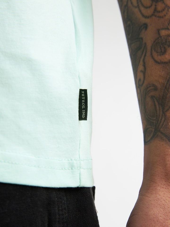 Men T-shirt Ss - Mint