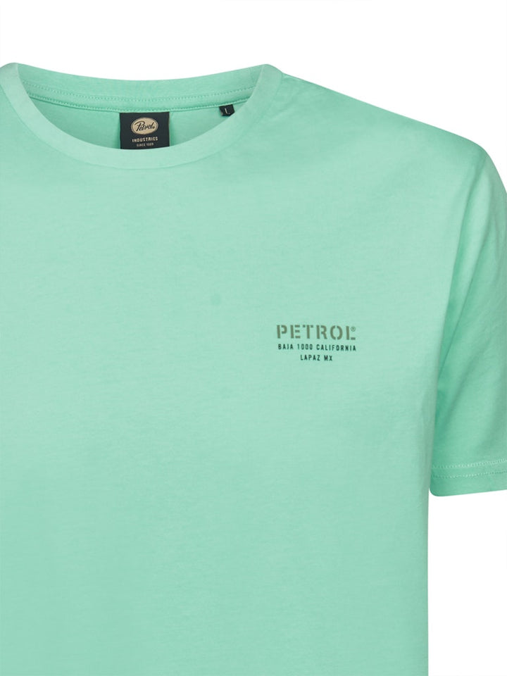 Men T-shirt Ss Classic Print - Mint
