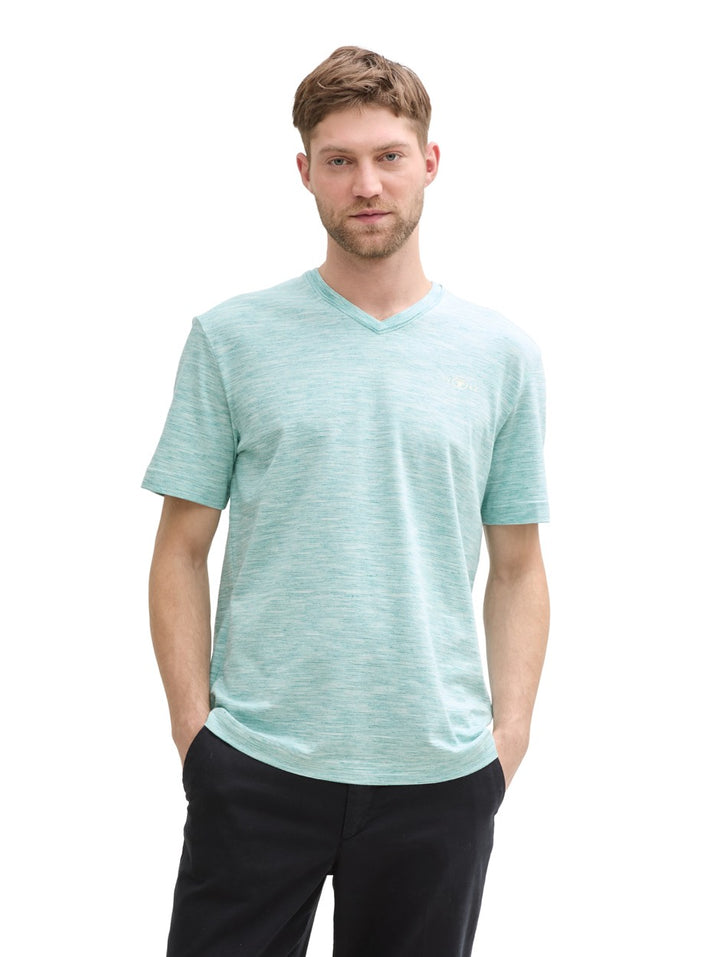 Inmjected V-neck - Mint