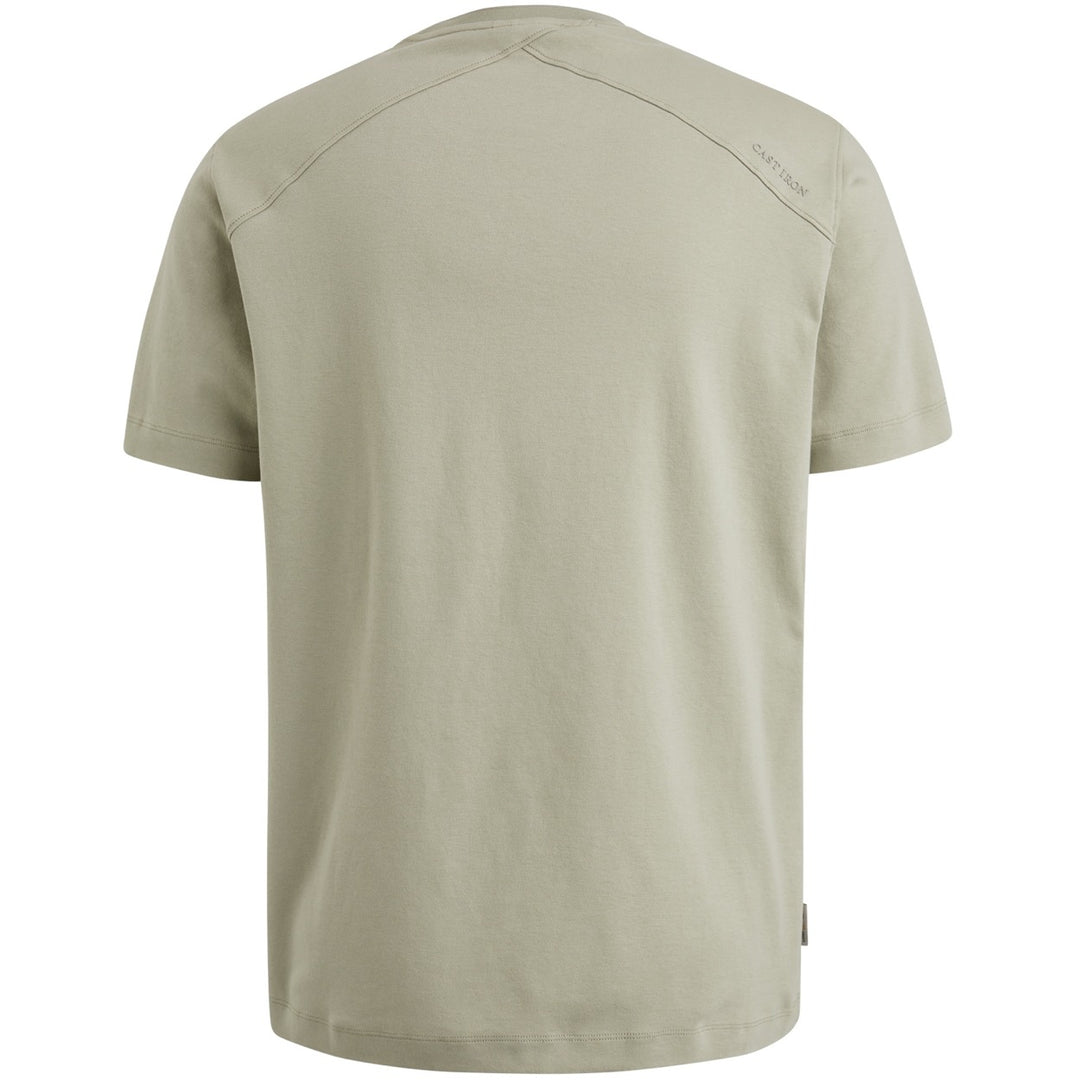 Short Sleeve R-neck Regular Fit In - Olijf