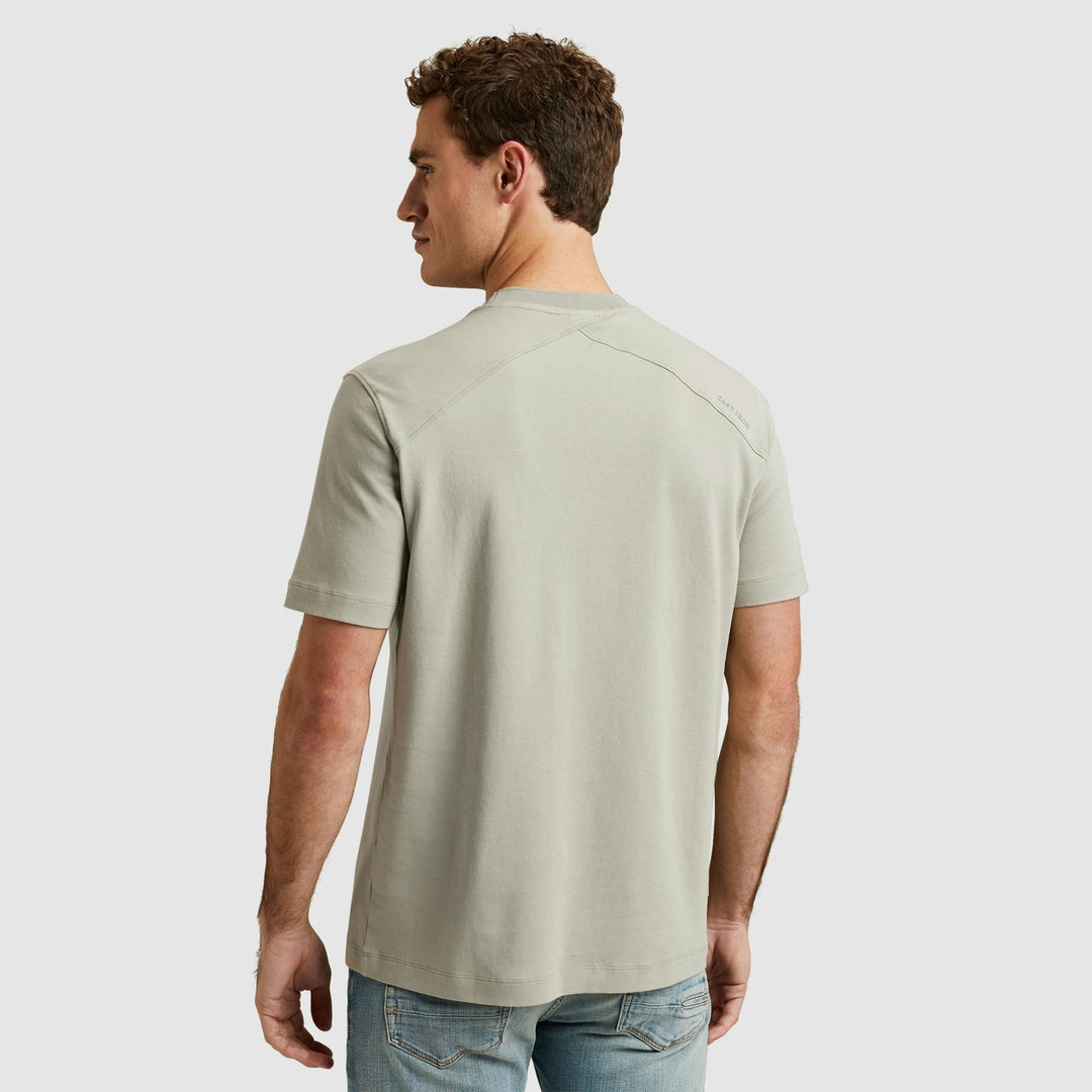 Short Sleeve R-neck Regular Fit In - Olijf