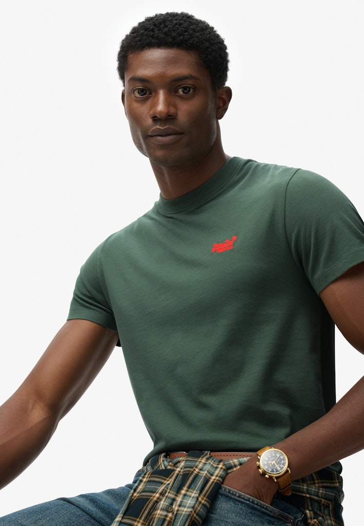 Essential T-shirt Ss - Olijf