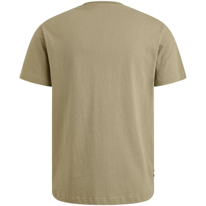 Short Sleeve R-neck Open End Jerse - Olijf