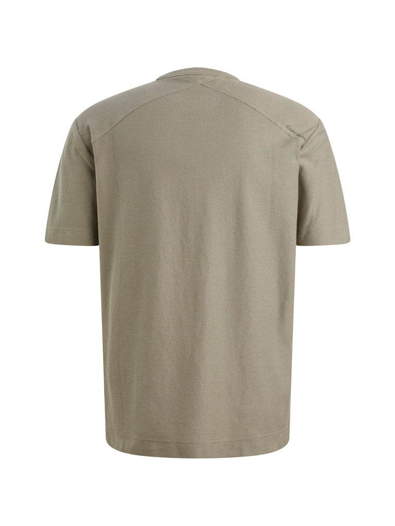 Short Sleeve R-neck Regular Fit Tw - Olijf