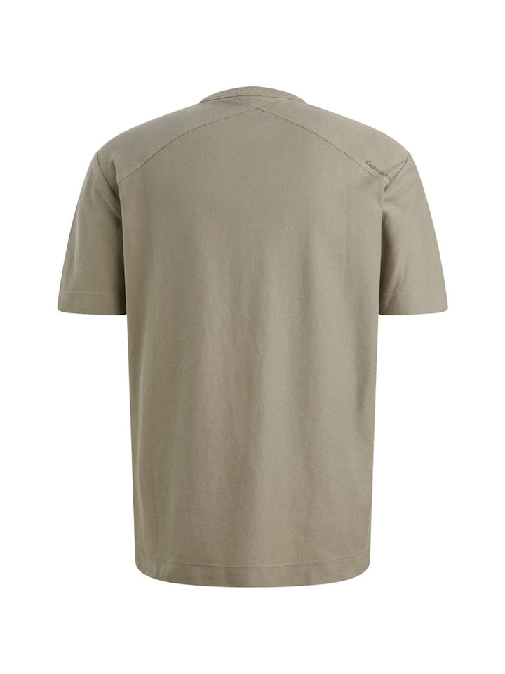 Short Sleeve R-neck Regular Fit Tw - Olijf