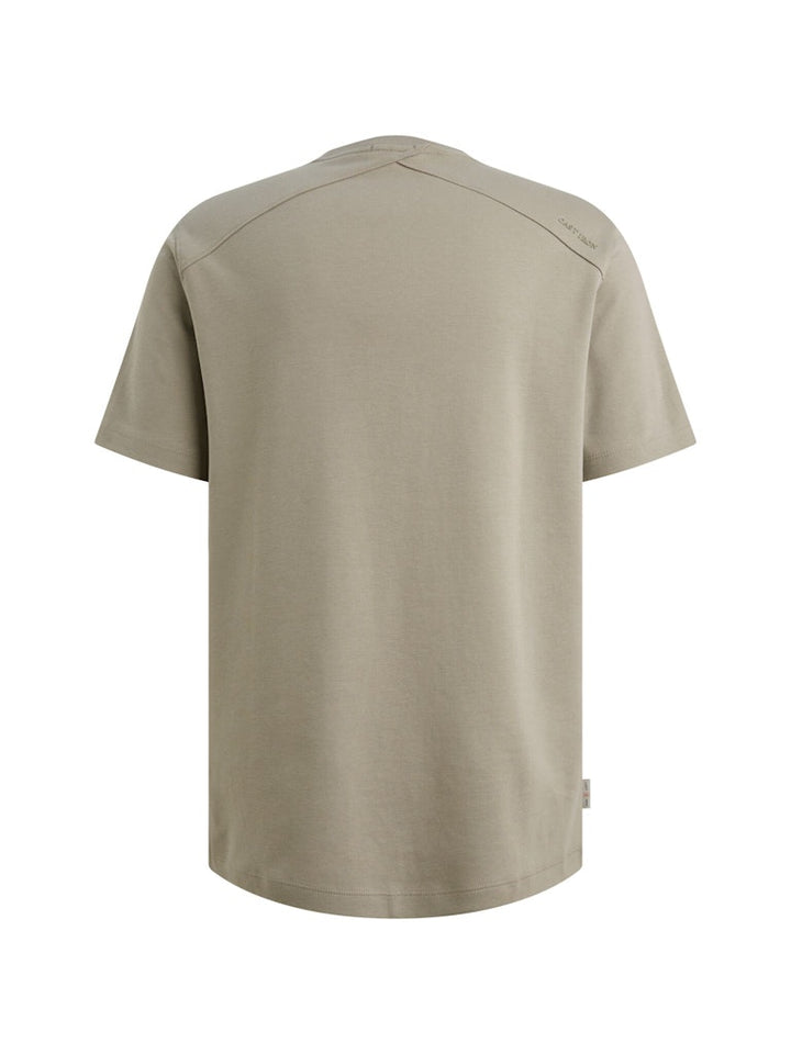 Short Sleeve R-neck Regular Fit In - Olijf