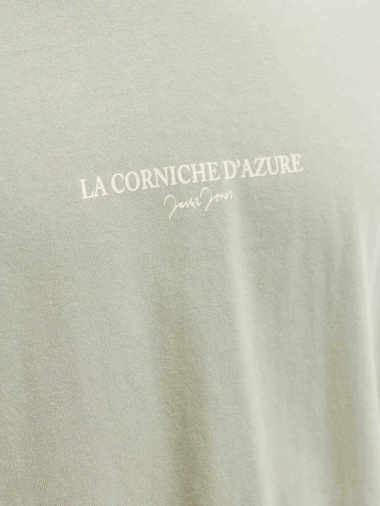 Jorhyeres Back Element Tee Ss Crew - Olijf