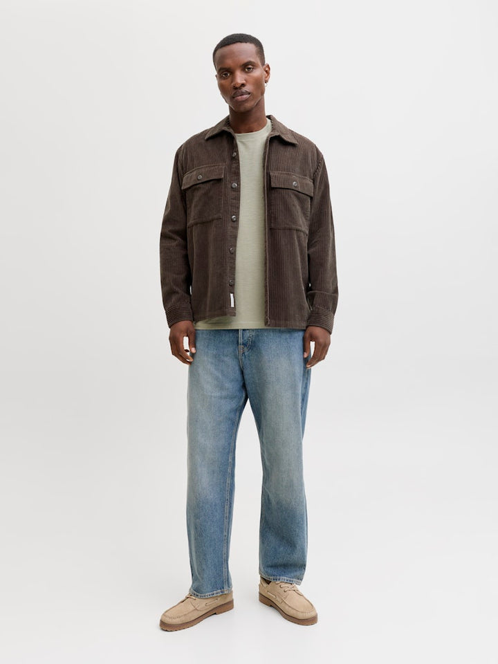 Jjedover Slub Tee Ss Noos - Olijf