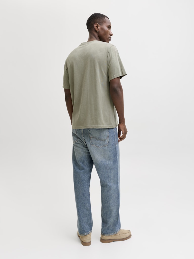 Jjedover Slub Tee Ss Noos - Olijf