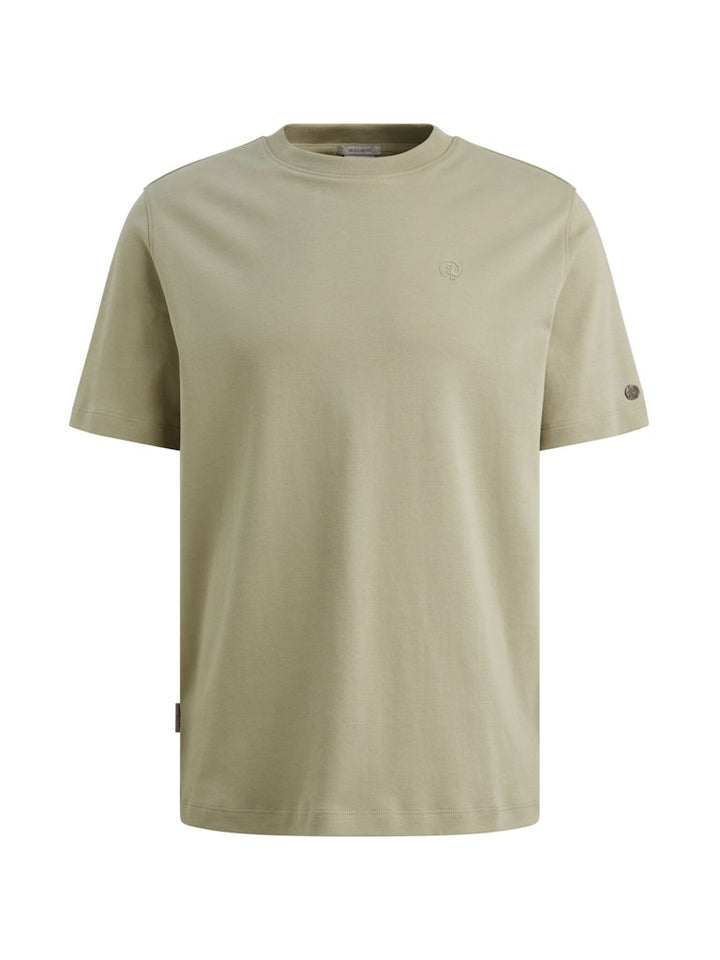 Short Sleeve R-neck Regular Fit In - Olijf