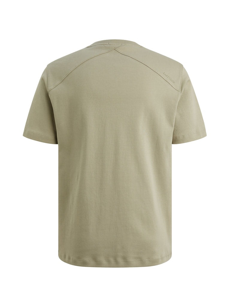 Short Sleeve R-neck Regular Fit In - Olijf