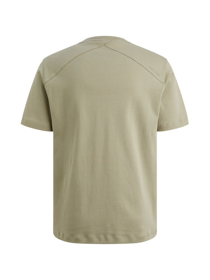 Short Sleeve R-neck Regular Fit In - Olijf