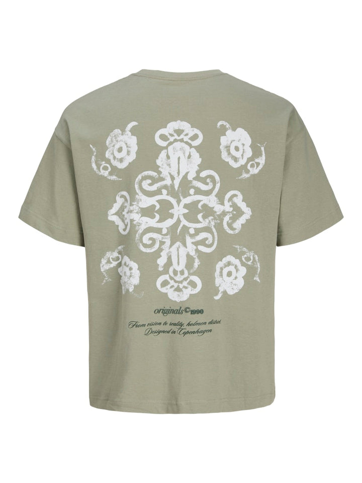 Jormontauk Back Graphic Tee Sscn Ea26 Sn - Olijf