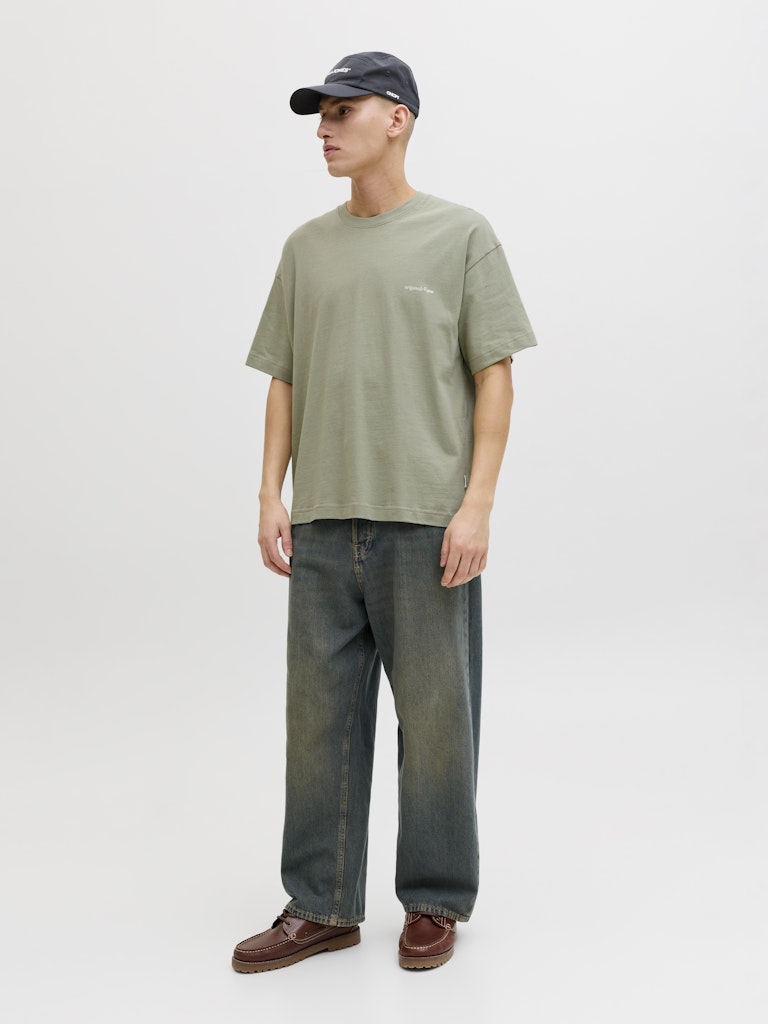 Jormontauk Back Graphic Tee Sscn Ea26 Sn - Olijf