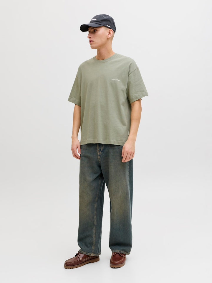 Jormontauk Back Graphic Tee Sscn Ea26 Sn - Olijf