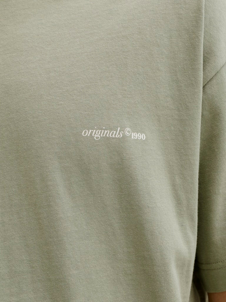 Jormontauk Back Graphic Tee Sscn Ea26 Sn - Olijf