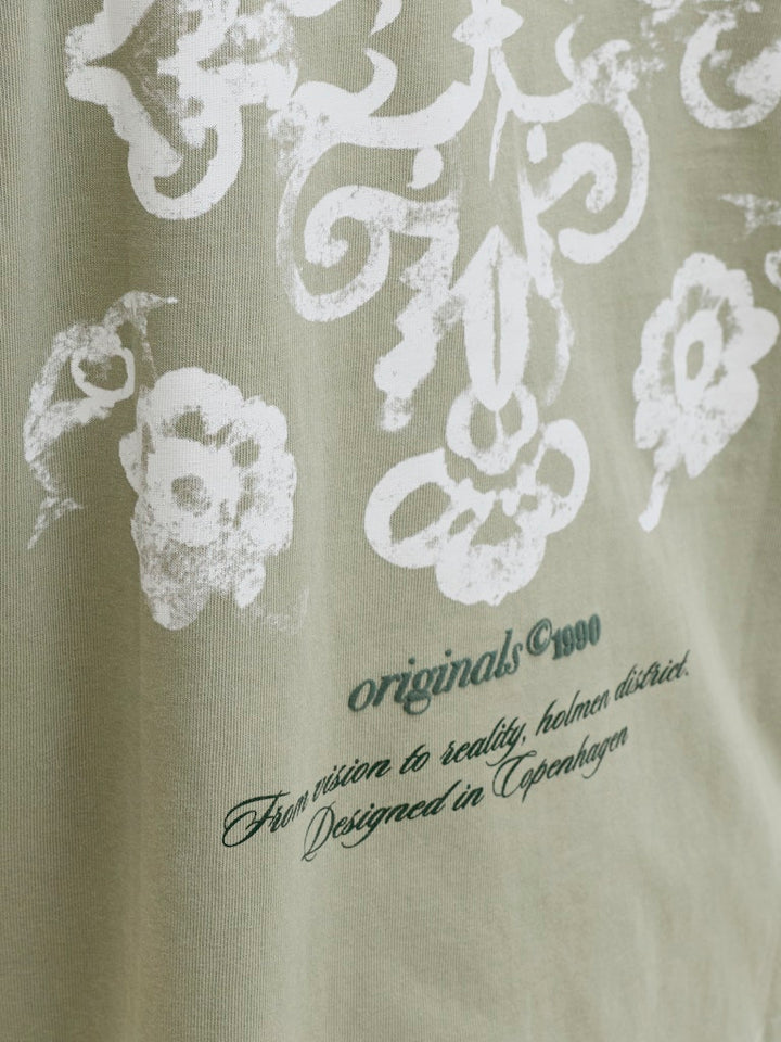 Jormontauk Back Graphic Tee Sscn Ea26 Sn - Olijf