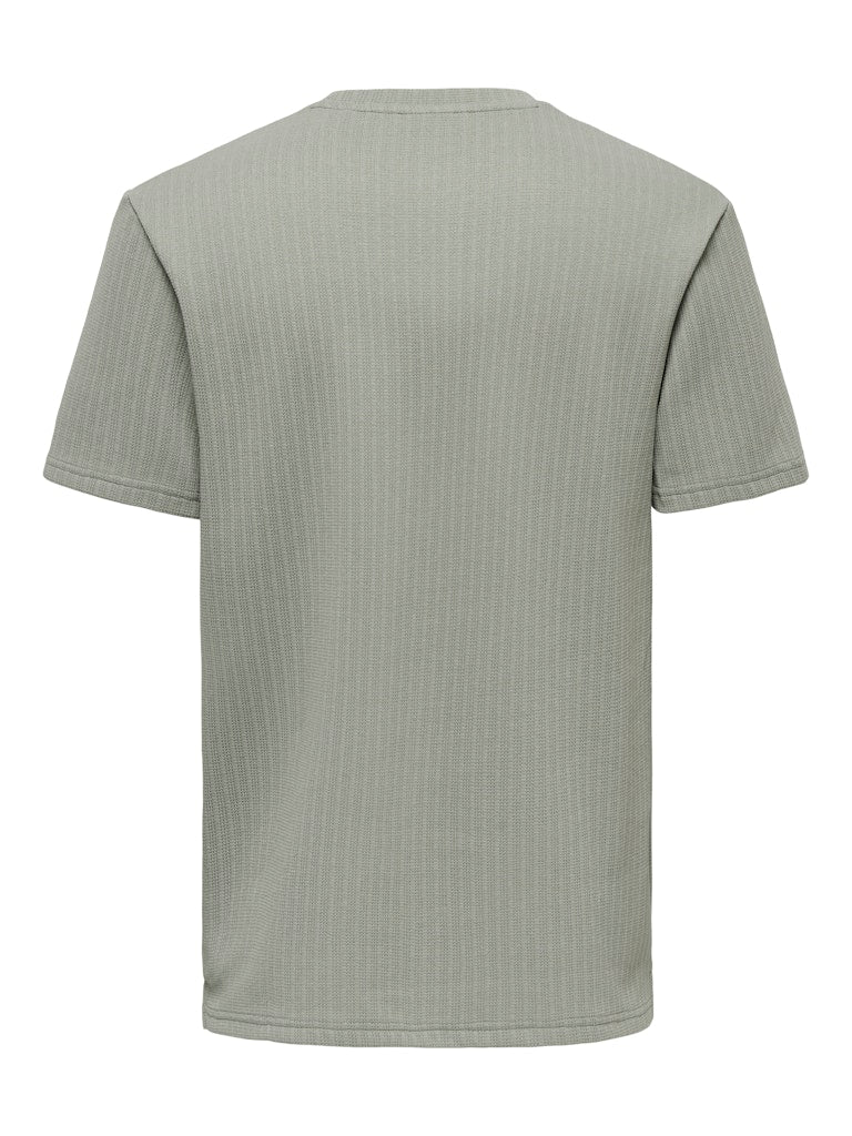 Onstrey Life Reg Ss Frml Tee - Olijf