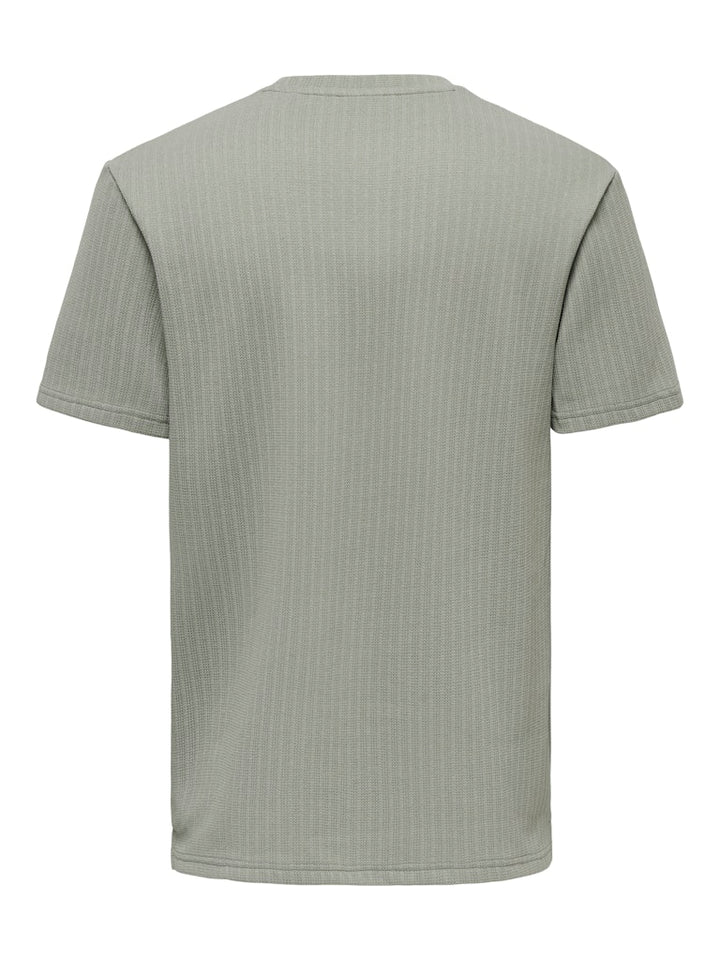 Onstrey Life Reg Ss Frml Tee - Olijf