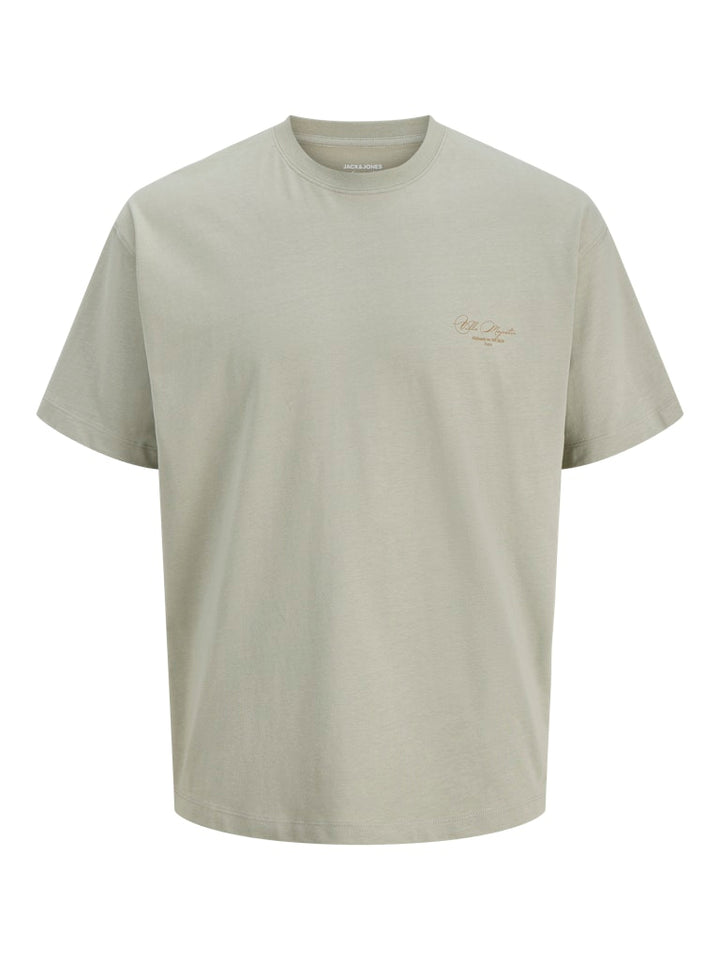 Jorsanremo Back Tee Ss Crew Neck Sn - Olijf