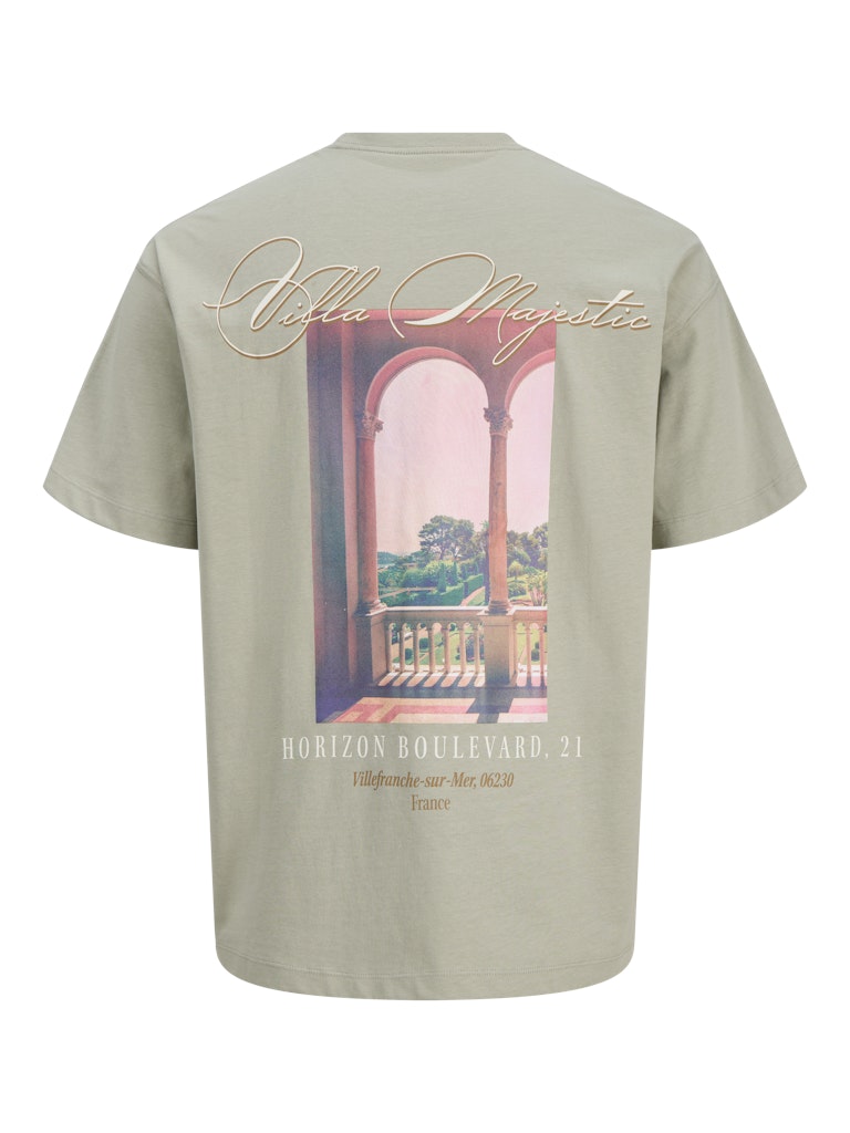 Jorsanremo Back Tee Ss Crew Neck Sn - Olijf