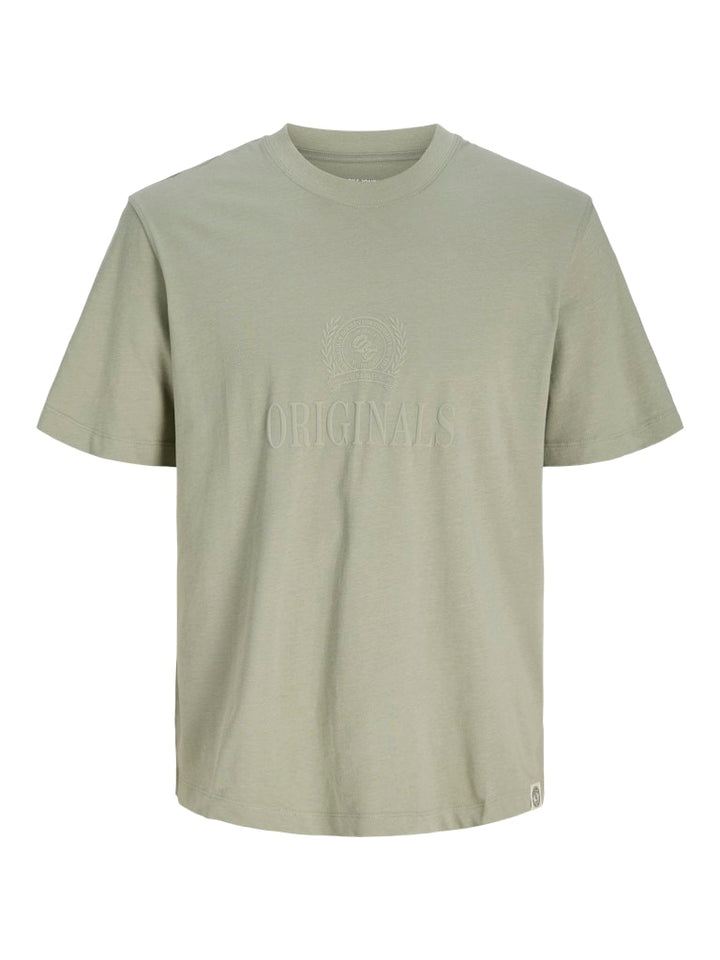 Jorfrederiksberg Monogram Tee Ss Cn Sn - Olijf