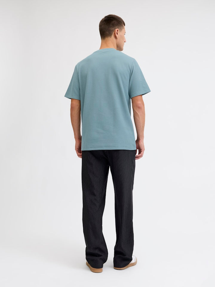 Jprblaleo Ss Structure Tee - Oud Groen