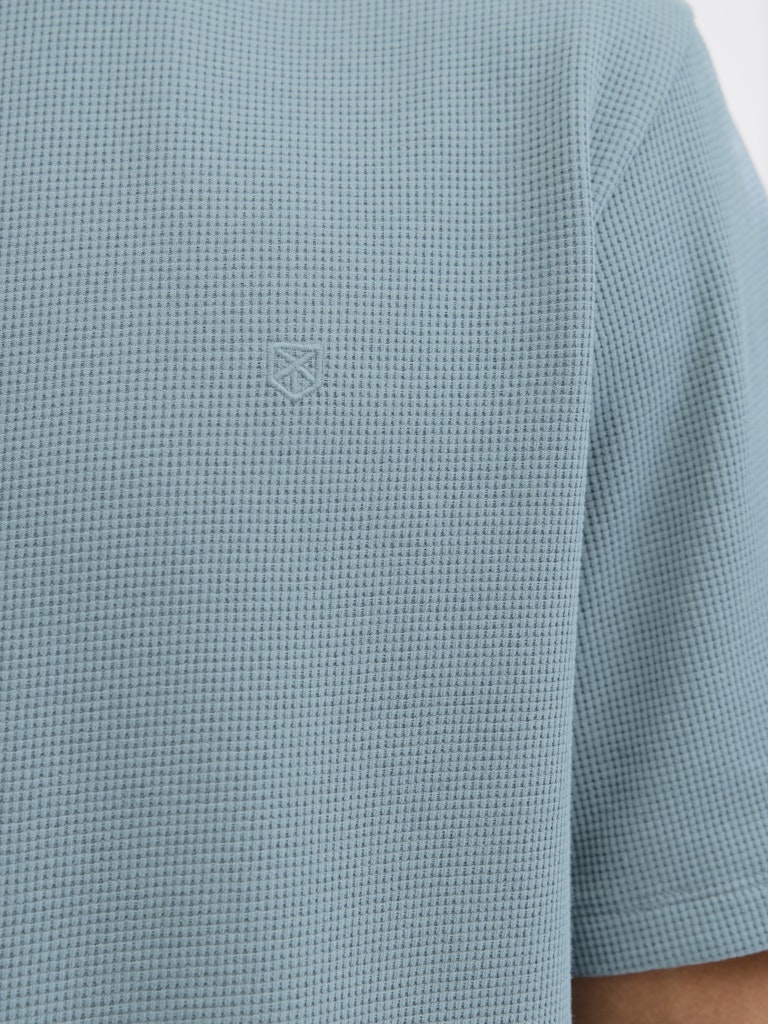 Jprblaleo Ss Structure Tee - Oud Groen