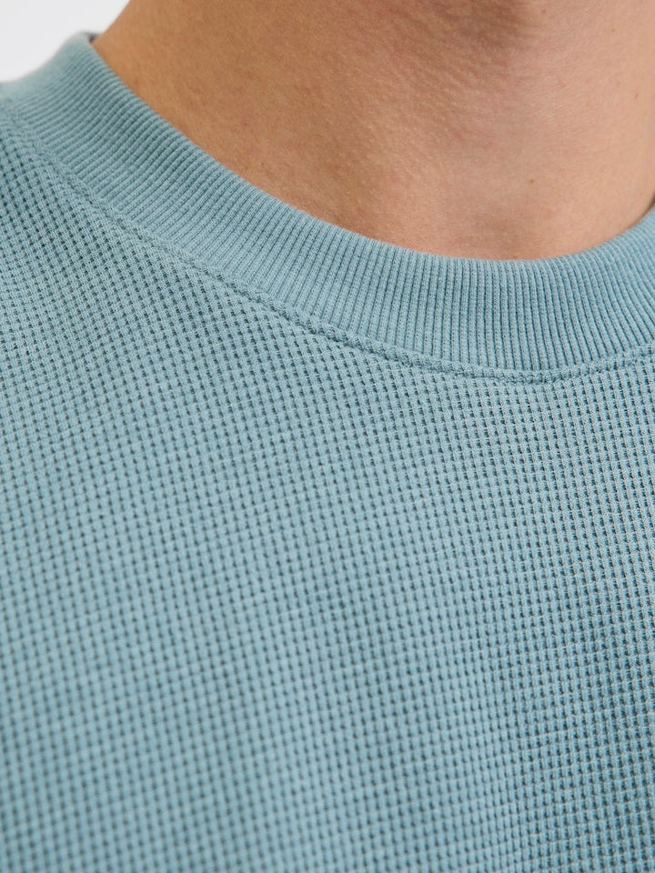 Jprblaleo Ss Structure Tee - Oud Groen