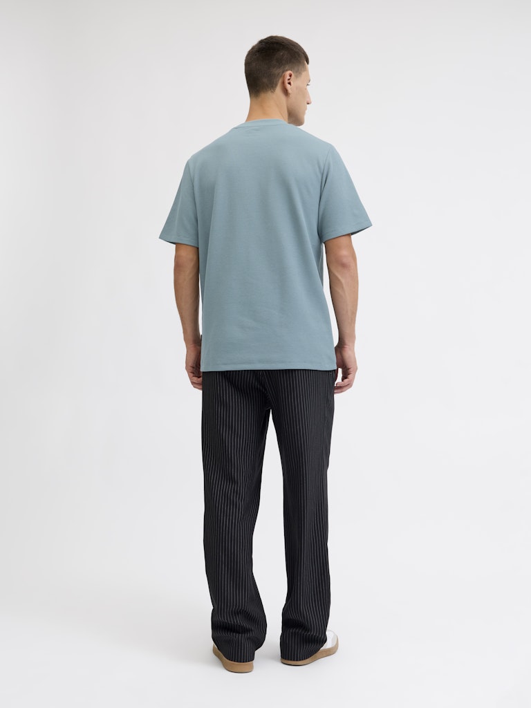 Jprblaleo Ss Structure Tee - Oud Groen