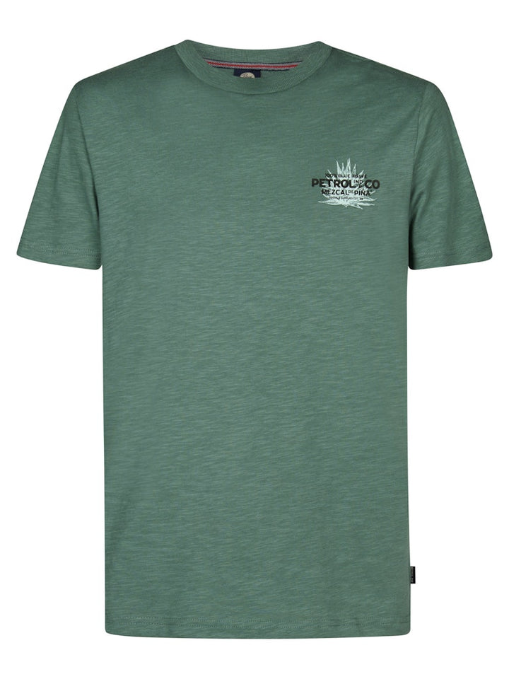 Men T-shirt Ss - Oud Groen