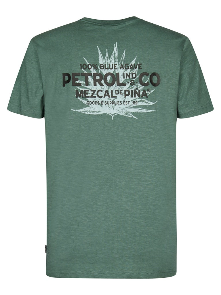 Men T-shirt Ss - Oud Groen